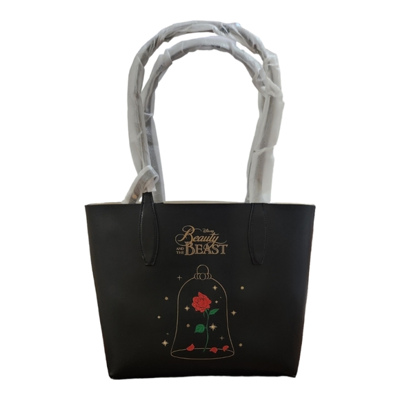 🆕️Disney X Kate Spade Beauty And The Beast Small Reversible Tote and Wristlet - Picture 4 of 17